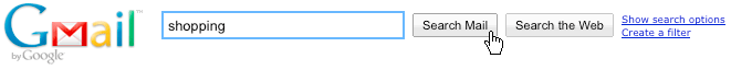Search your mail instead of sorting.