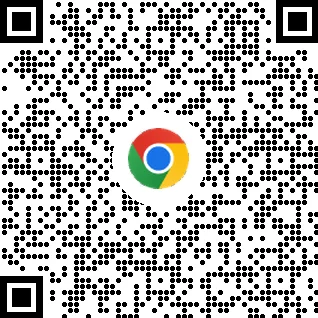 QR code para baixar o navegador Chrome móvel