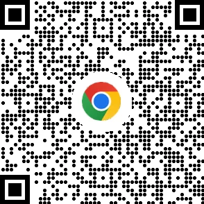 QR code para baixar o navegador Chrome móvel