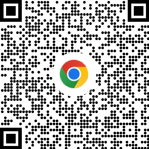 QR code para baixar o navegador Chrome móvel