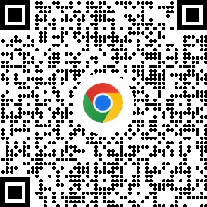 QR code para baixar o navegador Chrome móvel
